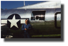 The professional Model Maker and the beautiful plane.